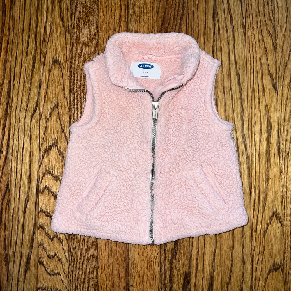 Old Navy Sherpa Vest, 18-24 months